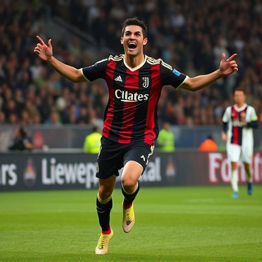 Cristiano Ronaldo esulta dopo un gol nel derby di Torino